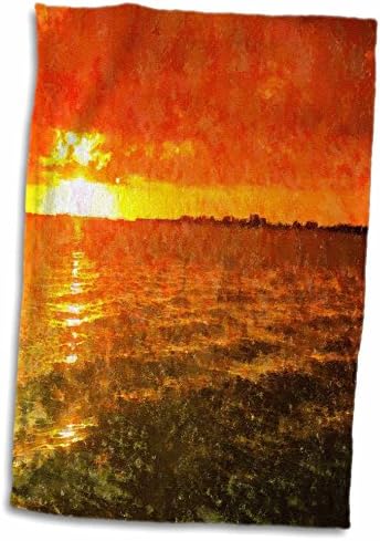 3D Кърпички Florene Impression Art - Червено Заходящее слънце - Кърпи (twl-10983-1)