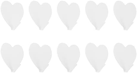 Лепило Куки Nicerity Love във формата на Сърце, Декоративна Кука за дрехи, Куки от Неръждаема Стомана, 10 бр, Светло Зелен