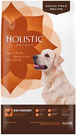 Суха Храна за кучета Holistic Select Natural Беззерновой, По рецепта на Пиле брашно от пипер за отслабване, 24-Фунтовый Пакет