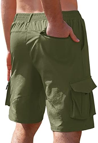 VoLIta Мъжки Туристически Панталони-Карго Леки, бързо съхнещи Ежедневни Панталони за Риболов в Открито къси Панталони за Голф