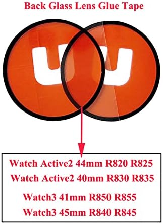 Ubrokeifixit Galaxy Watch Active2 на Задното Стъкло Заден Обектив Стъклена тиксо Замяна за Samsung Galaxy Watch Active2 40 мм R830 R835, Galaxy Watch Active2 44 мм R820 R825 (2 бр. / R830 и R820)