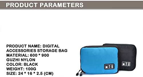 2 AV Digital Bag Многофункционална Чанта За съхранение на Кабел за Предаване на Данни Чанта За съхранение на мобилни Слушалки