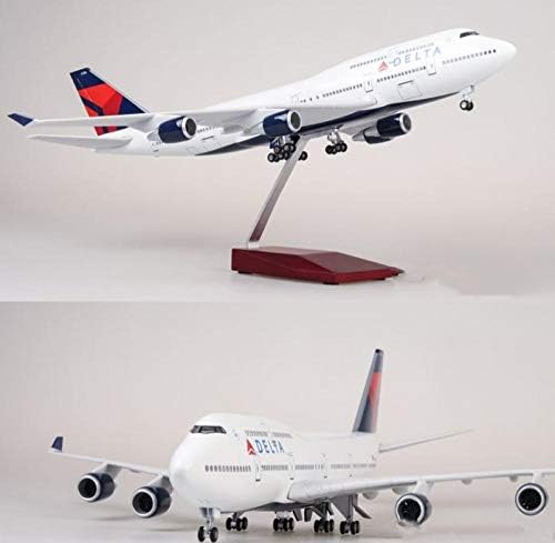47 см Модел самолет Боинг 747 Самолет на Delta 380 Модел самолет с Колела Без Фенери