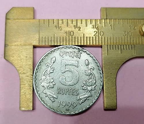 Азиатски Набор от монети Монета Индийска Монета с Дебелина 5 Рупии Колекция от монети