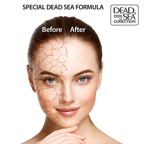 Дневен крем Dead Sea Collection против бръчки за лице с коноп чай - против Стареене - Грижа за кожата с морски минерали - Подхранващ, овлажняващ и разглаживающий крем за лице (