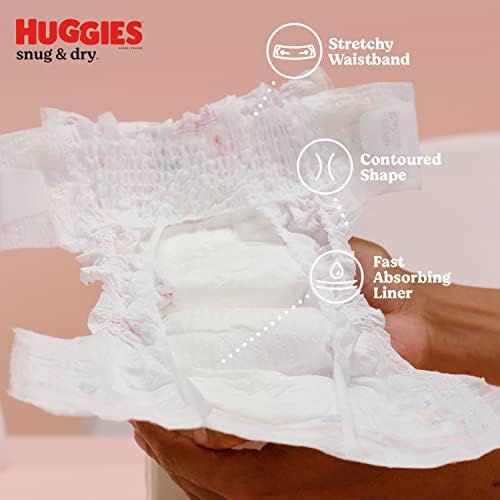 Бебешки пелени Huggies Snug & Dry, Размер 6 (35 + кг), 124 карата