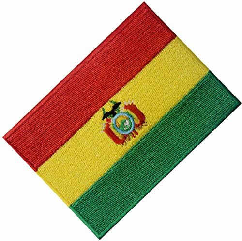 Нашивка с бродерия Хартата Боливия Боливийское Желязо На Пришитом Националния Герб