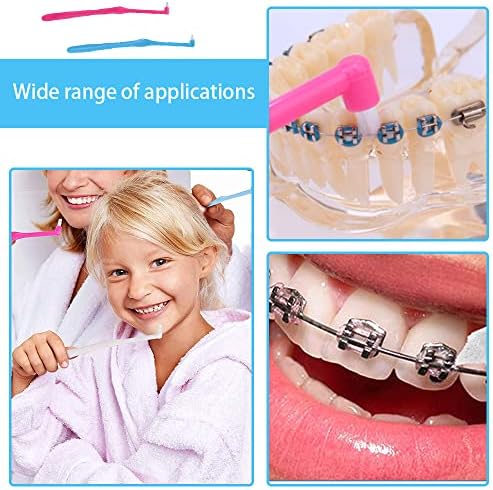 Преградни четки HuaangMaox Практични четки за Зъби Повишена чистота Межзубные четки за цялостно почистване (2 елемента-2 цвята)