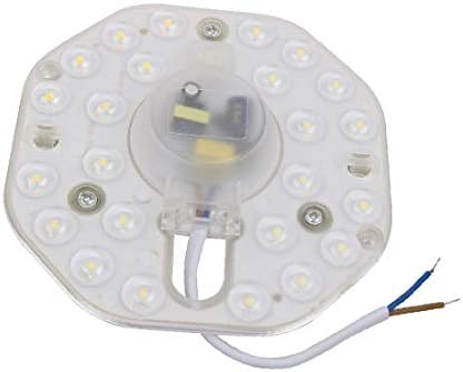X-DREE AC185-265V 12 W led осмоъгълни тавана на модулен лампа с оптични лещи 24 светодиода 6500 К (AC185-265V 12 W led лампа с оптични лещи octogonal para módulos de luz 24 светодиода 6500 К