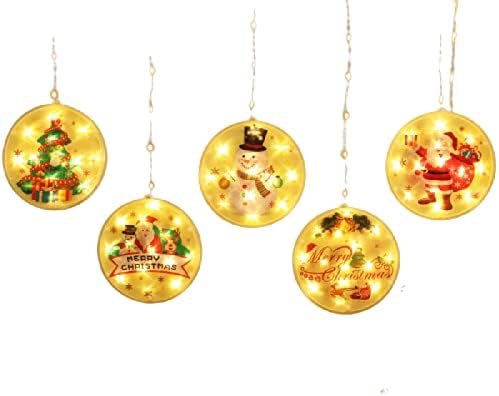 Коледна Декоративна Цветна гирлянда AOOF, led звездни светлини в стаята, идеален за коледа тематични партита, Карнавали и празненства
