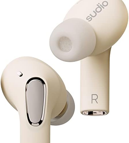 Безжични слушалки Sudioe2 с Bluetooth 5.2, Хибриден ANC, Микрофон система Vivid Voice, Пространствен звук от Dirac Virtuo, време на