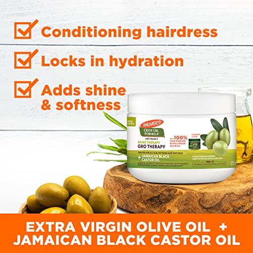 Palmer's Olive Oil Formula Gro Терапия за здравето на косата и кожата на главата, 8,8 грама (опаковка от 2 броя)