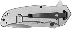 Сгъваем нож ModeOne Knives EDC MO-FK-003-5 (MOK 3) - Tanto Острие - Гладко и кантиране с обработка на камък