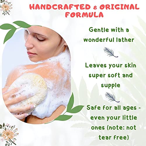 Сапун за тяло с глицерин за баня Произведени от органични масла и Нежни, успокояващи и хидратиращи кожата съставки, не изсушава