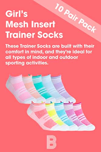 10 Чифта Чорапи-Маратонки За момичета | Sock Snob | Меки Къси Бели Чорапи с Дълбоко деколте