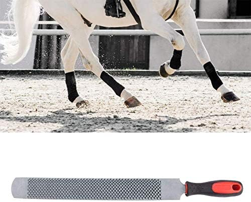 Liyeehao Професионална Напильница за коне, Рашпиль за коне от Въглеродна Стомана, Инструмент за почистване на конски Копита,
