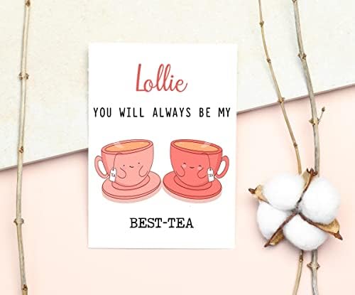Lolley, Ти винаги ще бъдеш моята най-добра-Чаена картичка със забавна каламбуром - най-Добрата чаена пощенска картичка пощенска Картичка за Деня на майката - Lolley най-До?