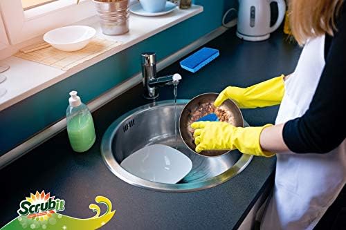 Почистващи гъби Scrubbit без драскотини - Гъба за миене на съдове, идеален за измиване на кухня, посуда, баня и още много Други – Гъба за
