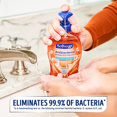 Течен Антибактериален сапун за ръце Softsoap, Crisp Clean - 11,25 течни унции