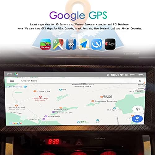 ZWNAV 10,25-Инчов Android 10 Автомобилна Стерео за Subaru BRZ/Toyota GR 86 2012 +, HD Сензорен екран, Главното Автомобилно GPS устройство за навигация, Carplay