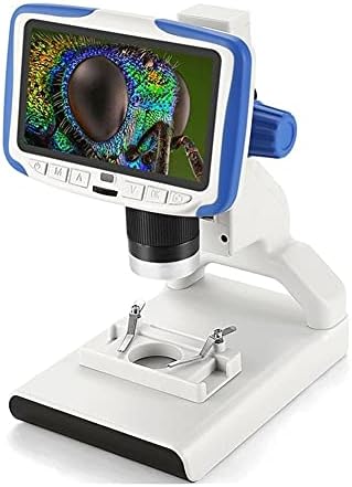 LEPSJGC 200X Дигитален Микроскоп 5 Дисплей Видео Микроскоп Електронен Микроскоп Истински Научен Биологичен Инструмент