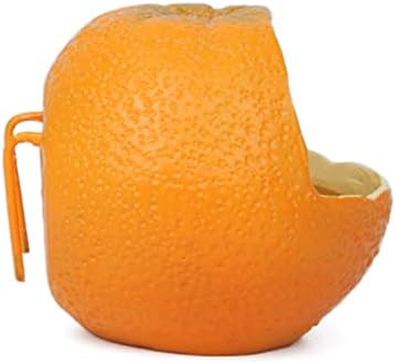 Купа за хранене хамстер Orange форма, с плетене на една кука, Купа за храна за домашни любимци и Вода, за Украса на Клетки от Хамстер за Малки