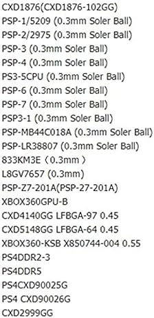 Swagell 47 бр./компл. Универсални Шаблони за Директен Топлинен Реболлинга за Игралната конзола PS3 CPU PS4 GPU CXD