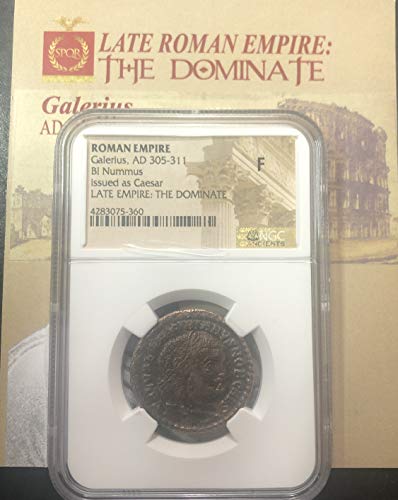 303 IT -311 крумовград, Римска монета Галерий Древна монета Fine NGC