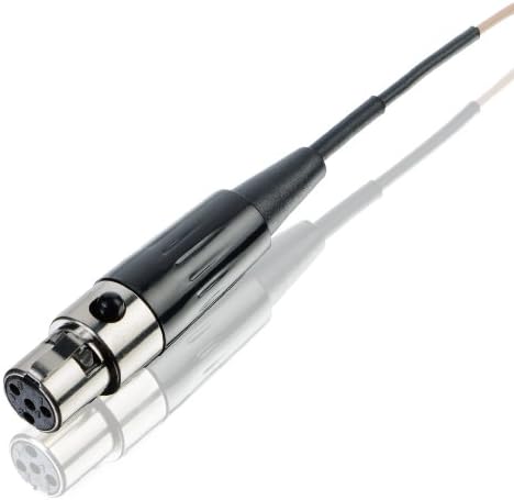 Countryman E6DW6B2AA Пружинистые слушалки E6 насочени действия с 2 мм кабел за котва аудиопередатчиков (черен)