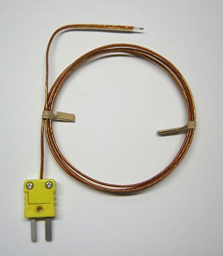 Сензор термодвойка тип K с висока температура изолация от пластмаса Kapton - 752 ° F (400 ° C) (3 метра)