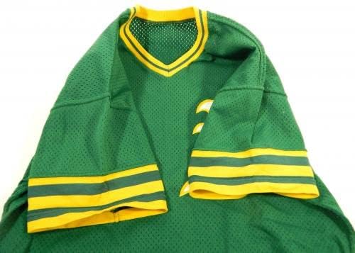 1980-те Олбъни Атлетикс 20 Пусна Зелената фланелка 44 DP21465 - Използваните в играта тениски MLB