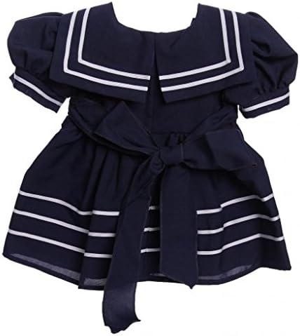 iGirlDress Детски дрехи в Морски стил за Малки Момичета с Шапка за Бебета-4T