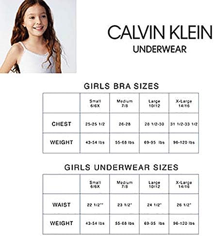 Комплект модерни Памучни хипстерских чорапогащи Calvin Klein за момичета Value Pack