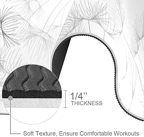 Дебела подложка за йога Siebzeh Abstract Dandelion Премиум-клас, в екологично Чист Гумена подложка за здраве и фитнес, нескользящий мат