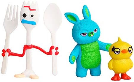 Играчки Pantyshka Toy Story – Комплект от 7 фигури на Уди, Базза и Джеси – Анимационна колекция от премиум–клас с брелоком в пакет