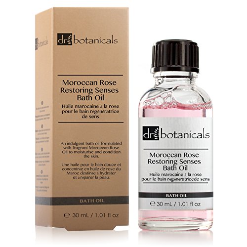 Dr Растителни Веганское масло за вана от мароканска роза с аргановым масло и масло от жожоба и витамини - Клинично доказано,