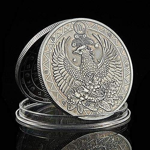 Реплика Възпоменателни монети Зодиак Възпоменателна Монета Позлатените Съзвездието Скорпион Колекция Медал Подарък 2020