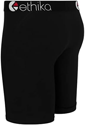 Мъжки къси панталони-боксерки Ethika от щапелни материал | 3 опаковки Blackout
