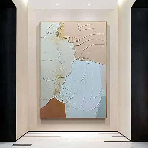 ZZCPT Съвременната абстрактна живопис 3D декоративна живопис Нови картини в китайски стил, абстрактни триизмерни фрески масло