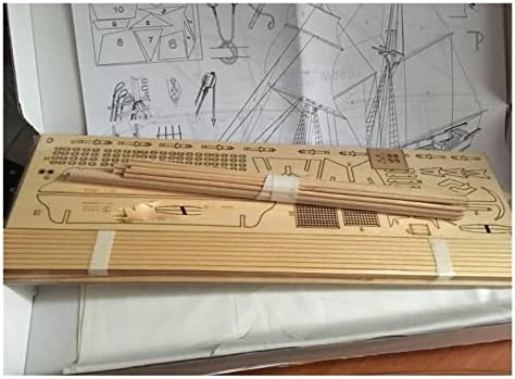 LSXLSD Мащаб 1/96 Класически Антични Модел на Кораба Строителен Комплект 847 Дървена Плаване с Лодка и САМ с Лодка за Хоби