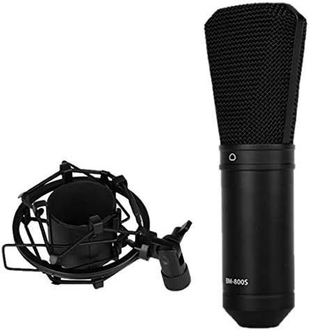 Студиен Микрофон За запис на LIUZH, Кондензаторен Микрофон Професионален Студиен Микрофон За запис на Компютърна отразяване на живо