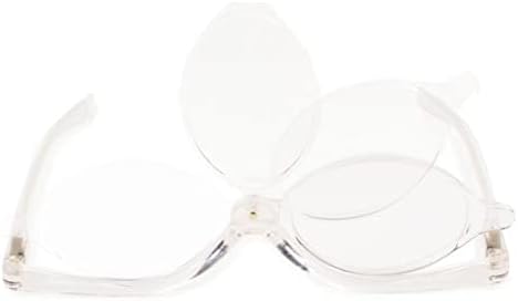 Очила за грим Qiaozeng, Женски Преносими Въртящи се Сгъваеми Увеличителни Очила За Четене, слънчеви Очила За грим С Една Линзой3.0