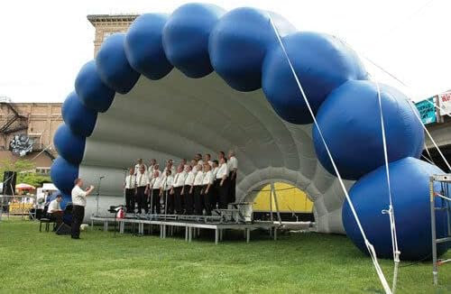 Раздувной търговски палатка на простора Двор етапа на концерта музика събития сватба раздувной (Размер: 26кс20кс16фт.)