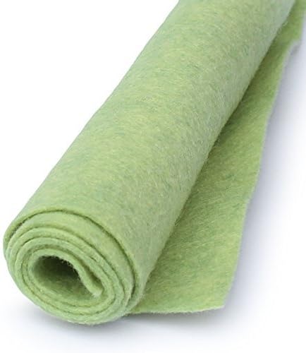 Фисташковое сладолед зелен цвят - Вълна фетровая чаршаф голям размер - 35% полушерстяной смес - 1 чаршаф с размер 12x18 инча