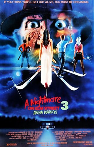 Плакат на филма кошмари на елм стрийт 3: Воини на мечтите (1987) 24x36