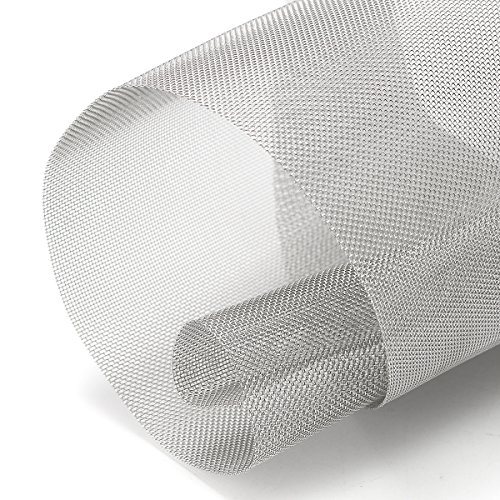 Мрежа от неръждаема стомана 304 30 на Екрана тъкан тел Тъкани CocinaCo 15x91cm Тъкани на окото 30