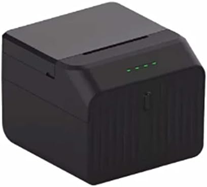 Термопринтер за производство на лепило етикети WDBBY за настолен принтер за етикети (Цвят: черен, размер: 11 * 12 cm)
