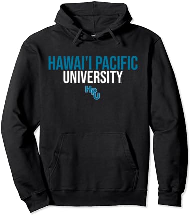 Хавайски Тихоокеанския университет HPU Акули Наборный Пуловер с качулка