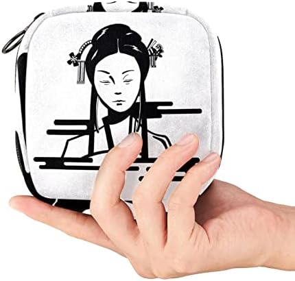 Чанта за съхранение на Хигиенни Кърпички ORYUEKAN, Преносими Торби за Многократна употреба, с цип за Менструални Комплект, Чанта за