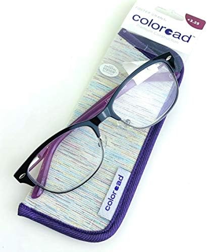 Дамски очила за четене Foster Grant Coloread Purple Cleo с футляром +1.50
